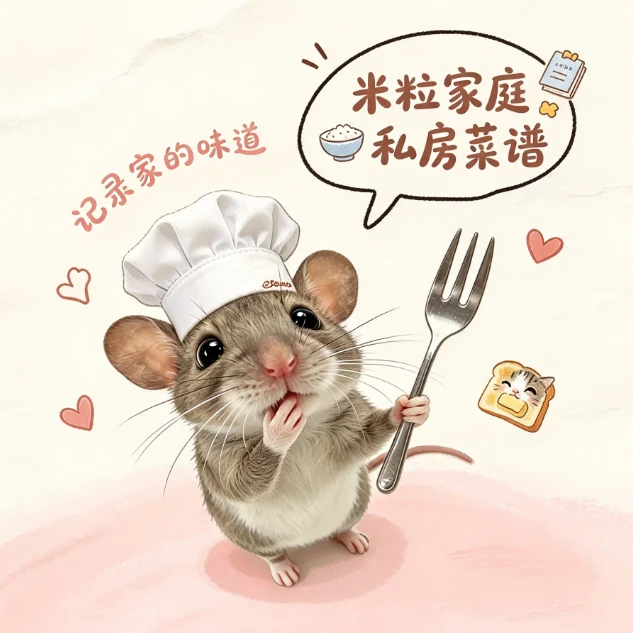 米粒家庭私房菜谱 Logo